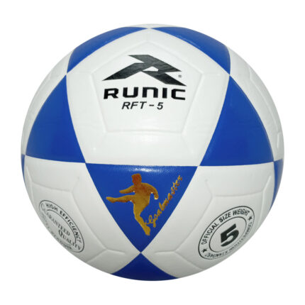 Runic RFT5 Soccer Ball Goal Master size 5 Blue White