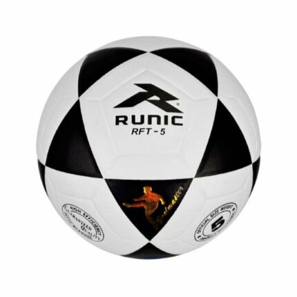 Runic RFT5 Soccer Ball Goal Master Size 5 Black White