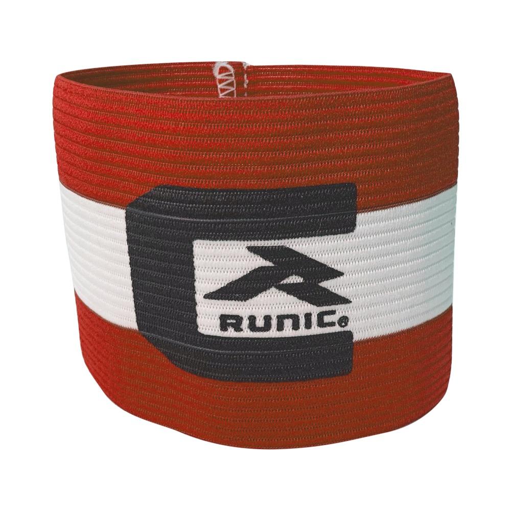 c623e89f-9adb-44bb-b65e-1c9aa3243979.jpg Runic Soccer Captain Arm Bands - Adult Red - Imagen 1