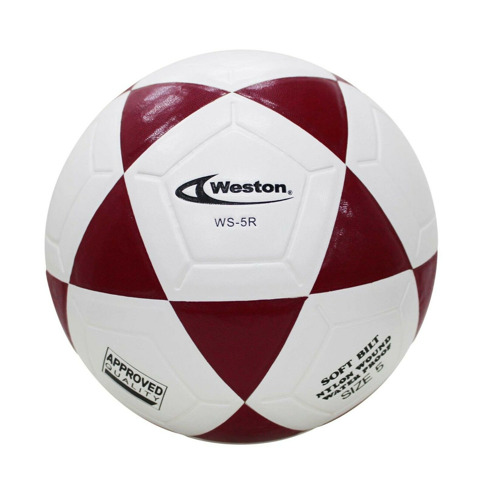 139a6f2b-f3e9-4ced-9ae2-5a68a53ba175.jpg Weston WS5 Soccer Ball Footvolley ball size 5 Red White - Imagen 1