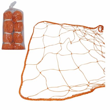Futsal Net 3x2m - 2mmx4" Orange Color (Pair)