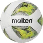 Molten F4A3400-G Training Soccer Ball White/Green/Silver Size 4 for Kids