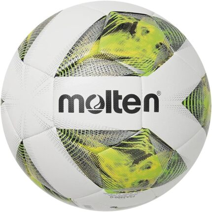 Molten F4A3400-G Training Soccer Ball White/Green/Silver Size 4 for Kids